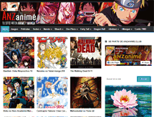 Tablet Screenshot of anzanime.es